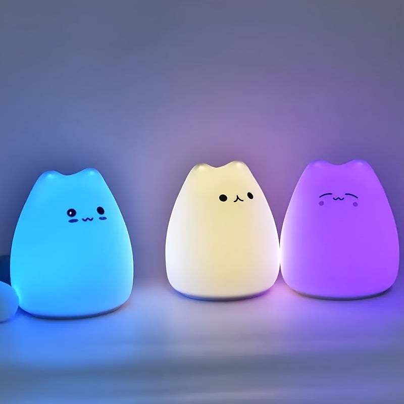 MULTI-COLOR CUTE CAT Nightlight by ANILAMPS™