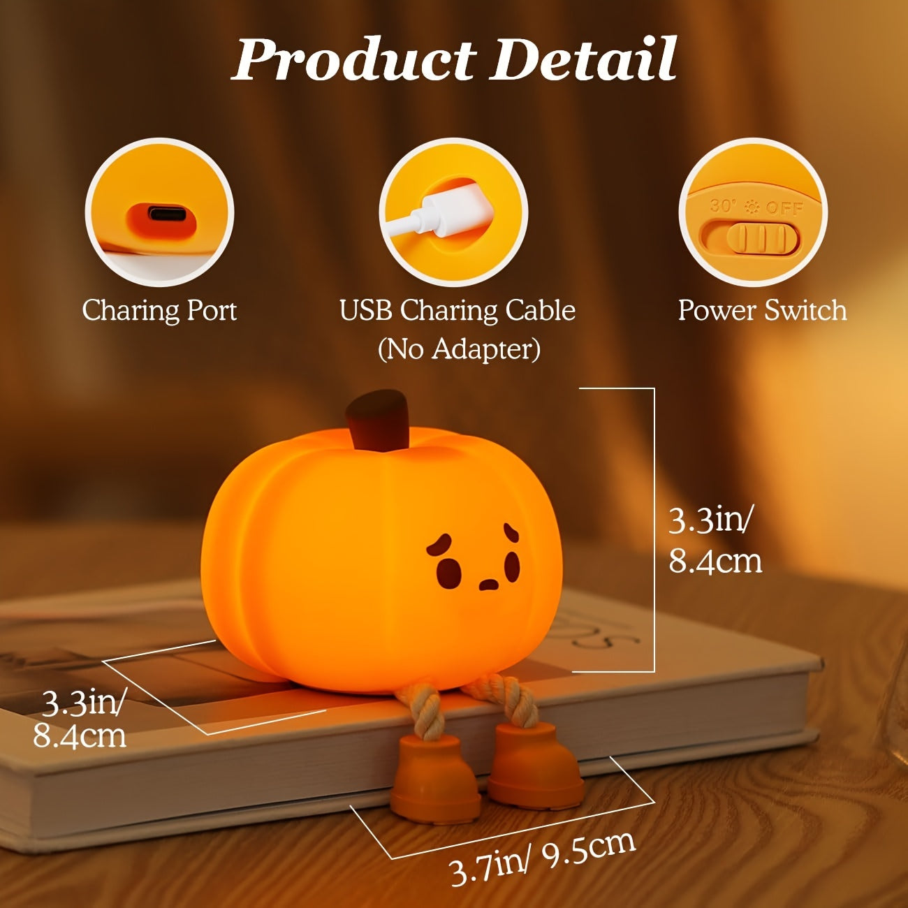 LONELY PUMPKIN Nightlight by ANILAMPS™