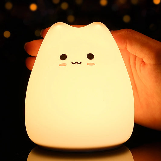 MULTI-COLOR CUTE CAT Nightlight by ANILAMPS™