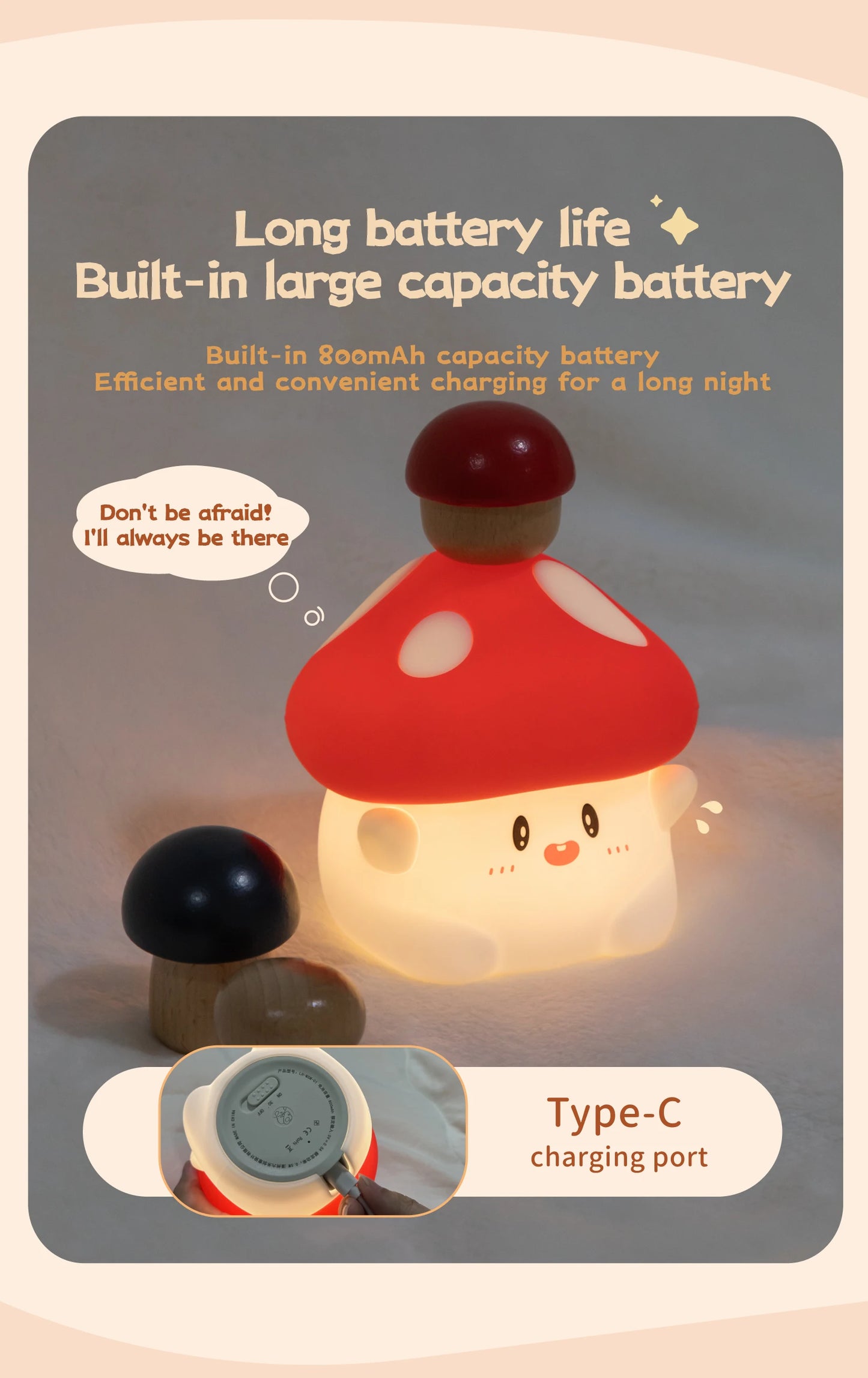 HAPPY MUSHROOM Nightlight by ANILAMPS™