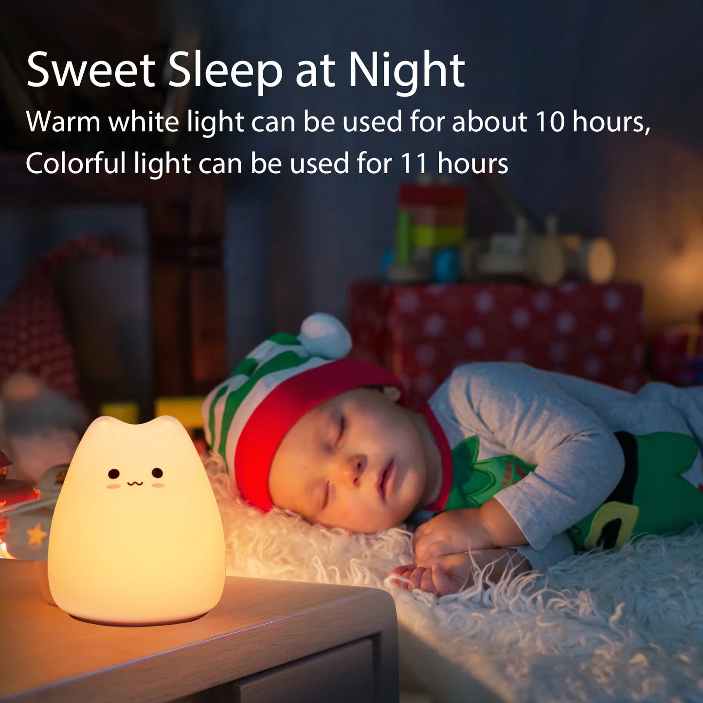 MULTI-COLOR CUTE CAT Nightlight by ANILAMPS™